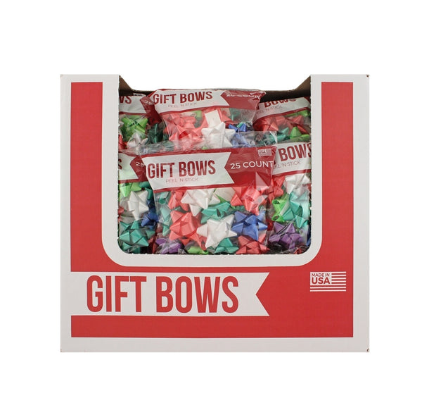 Hometown Holidays 68817 Christmas Gift Bows, 25 Count