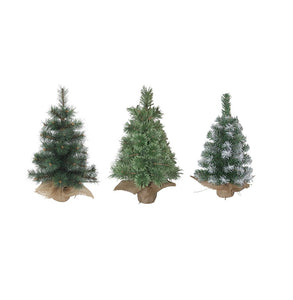 Hometown Holidays 27720 Christmas Topiary Burlap Tree, 20 inches