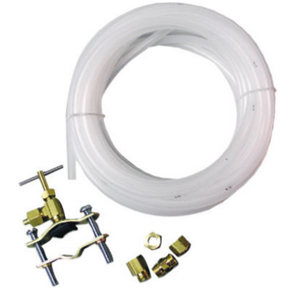 Homewerks 7252-25-14-PTC Poly Ice Maker Kit with Saddle Valve