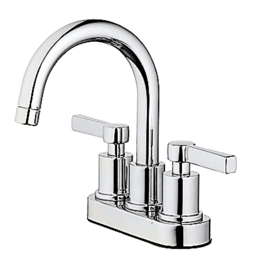 Homewerks 67703W-6101 2 Handle Mid Arch Lavatory Faucet, Chrome Finish
