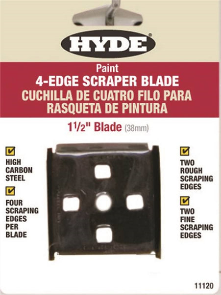 Hyde 11120 4-Edge Scraper Blade, 1-1/2 inch