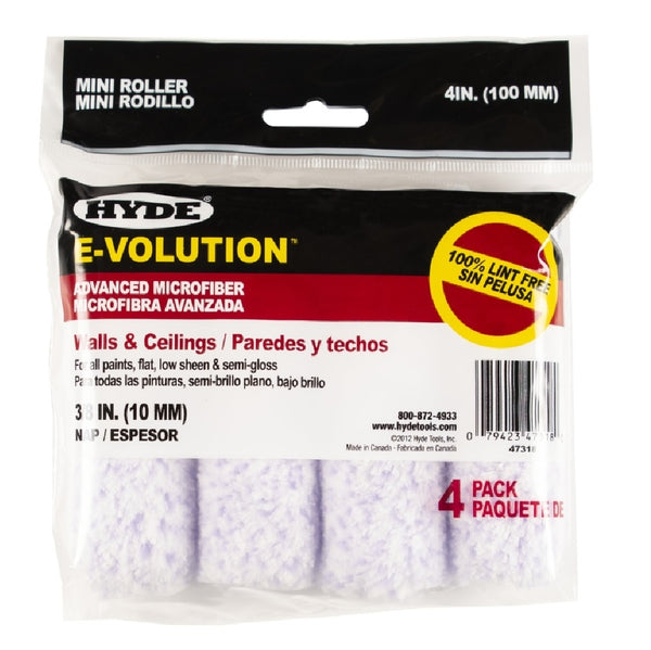 Hyde 47318 E-Volution Mini Roller Cover, Semi-Gloss
