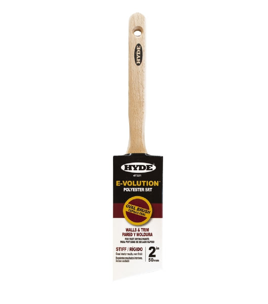 Hyde 47321 E-Volution Oval Paint Brush, Polyester