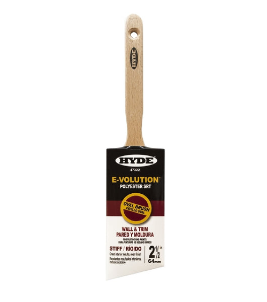 Hyde 47322 E-Volution Oval Paint Brush, Polyester