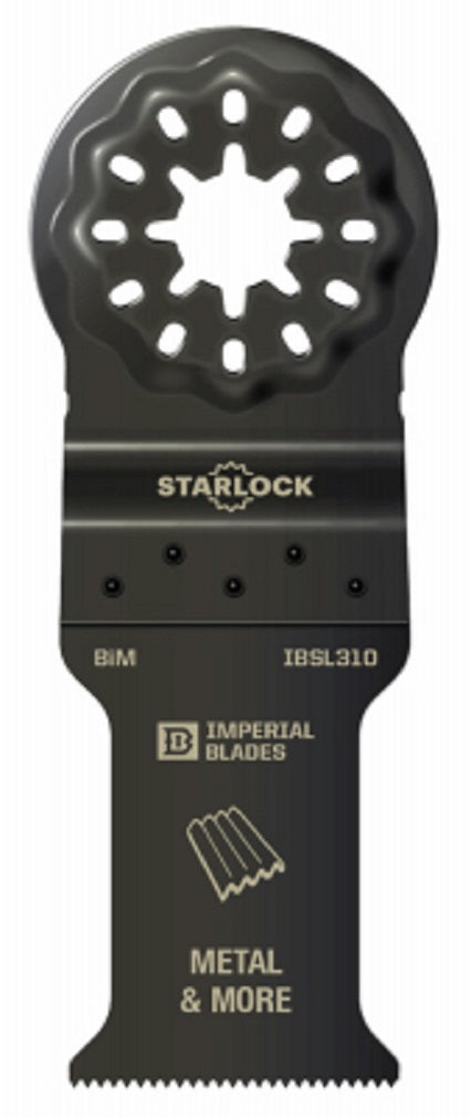 Imperial Blades IBSL310-1 Starlock Oscillating Saw Blade, 1-3/16 Inch