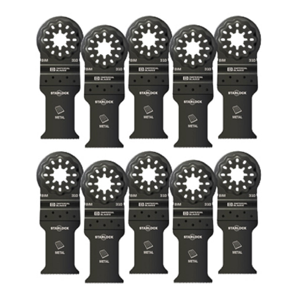 Imperial Blades IBSL310-10 Starlock Oscillating Saw Blade, 1-3/16 Inch