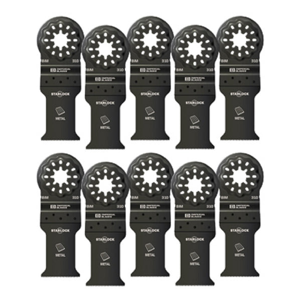 Imperial Blades IBSL310-10 Starlock Oscillating Saw Blade, 1-3/16 Inch