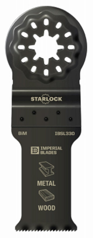 Imperial Blades IBSL330-1 Starlock Oscillating Saw Blade, 1-1/8 Inch