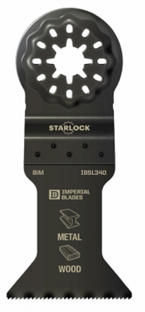 Imperial Blades IBSL340-1 Starlock Oscillating Saw Blade, 1-3/4 Inch