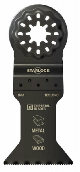 Imperial Blades IBSL340-1 Starlock Oscillating Saw Blade, 1-3/4 Inch