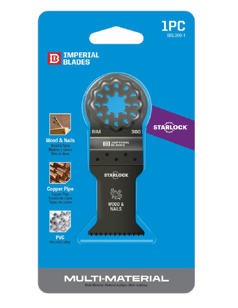 Imperial Blades IBSL300-1 Starlock Wood & Nail Blade, 1-3/8 Inch