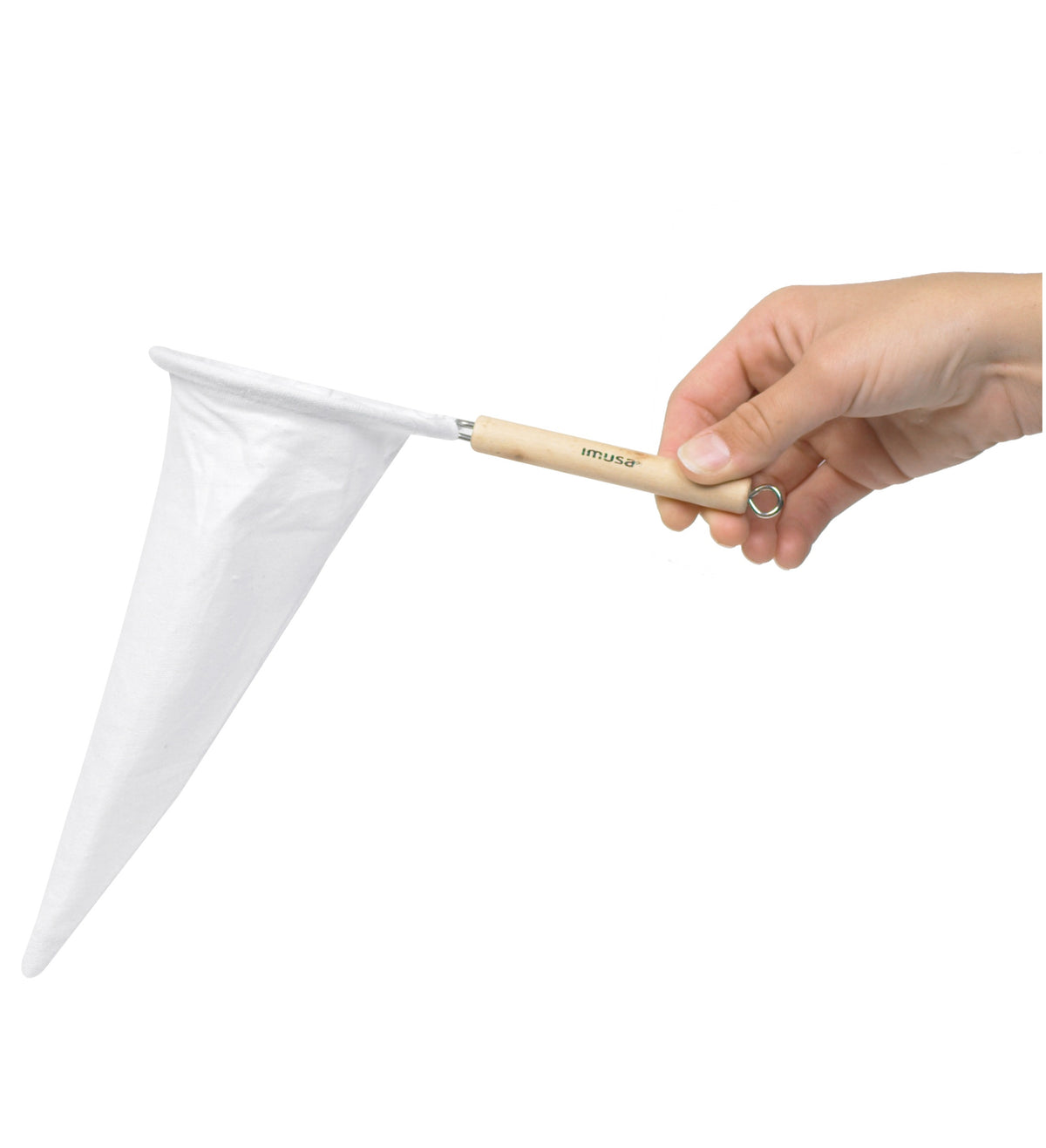 Imusa J100-4-50 Coffee Cloth Strainer, White/Wood