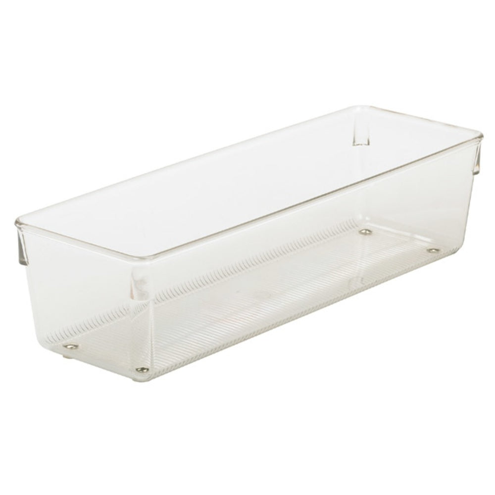 InterDesign 52930 Linus Drawer Organizer, Clear, Plastic