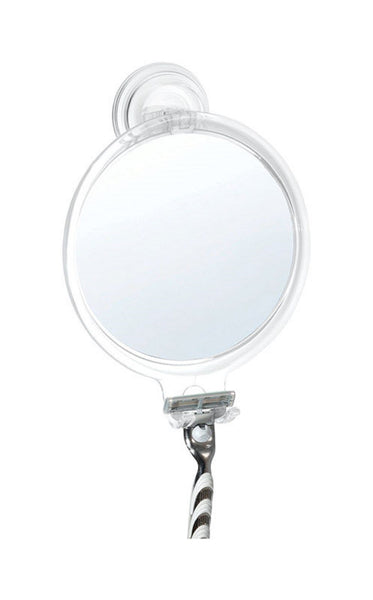 InterDesign® 52120 Powerlock Suction Fog Free Mirror, Clear