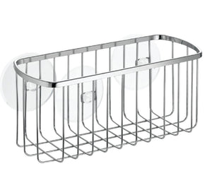 InterDesign® 69002 Suction Rectangular Basket, Chrome