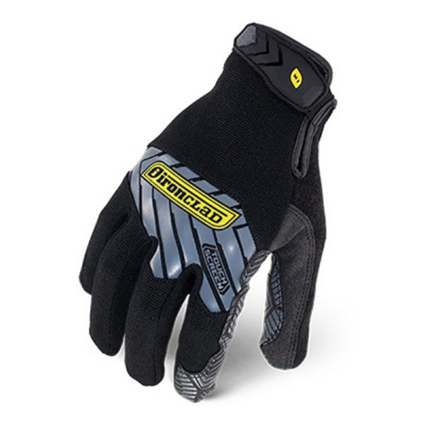 Ironclad IEX-MGG-04-L Command Grip Gloves, Black, Size L