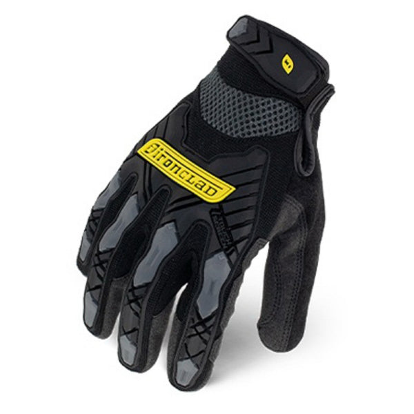 Ironclad IEX-MIG-05-XL Command Impact Work Gloves Touch Screen Gloves, Black, Size XL
