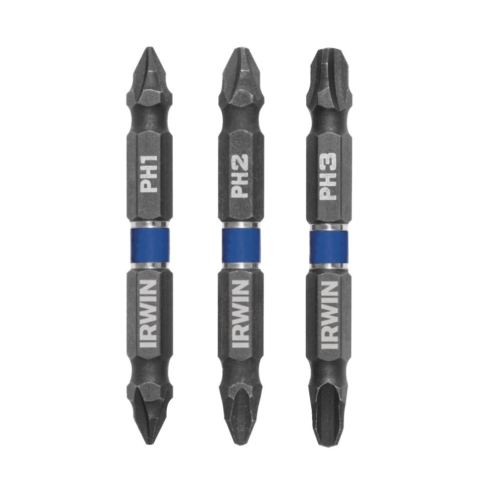 Irwin IWAF32DEPHMIX3 Double-Ended Impact Bit Set, 3 Piece, 2-3/8"