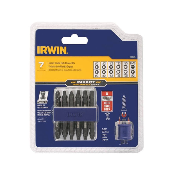 Irwin 1903525 Impact Double Ended Bit, Multi Size