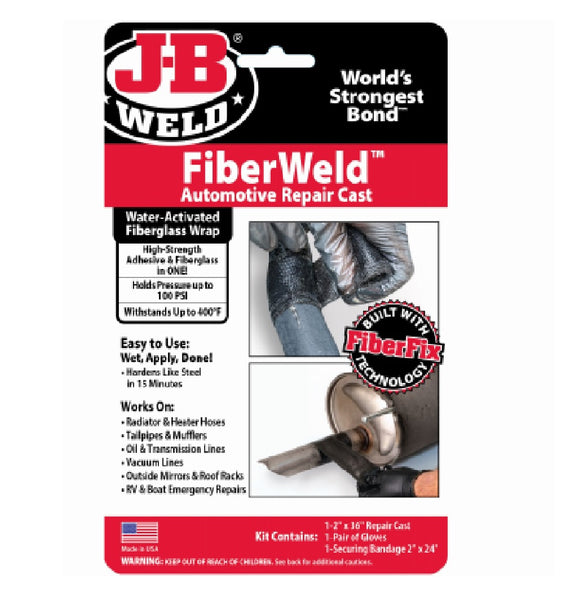 J-B Weld 38237 FiberWeld Automotive Repair Cast