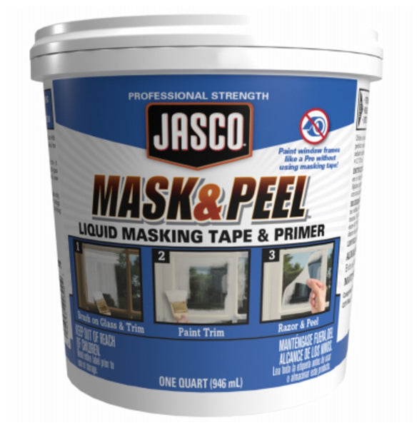 Jasco GJMS300 Mask & Peel Liquid Masking Tape & Primer, Quart