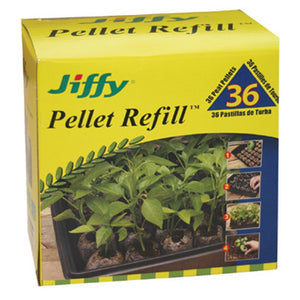 Jiffy J3R36 Pellet Pack Refill, 36 Count