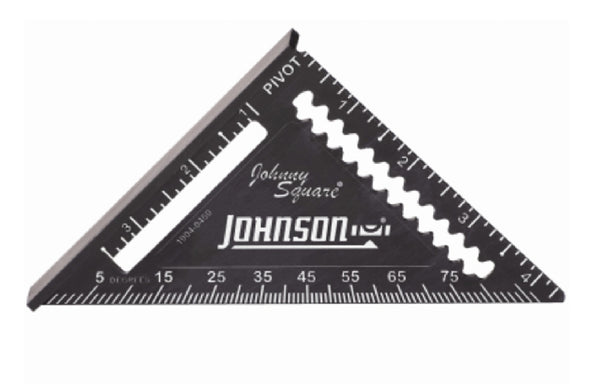 Johnson Level 1904-0450 Johnny Square Professional Easy-Read, 4-1/2 Inch, Black