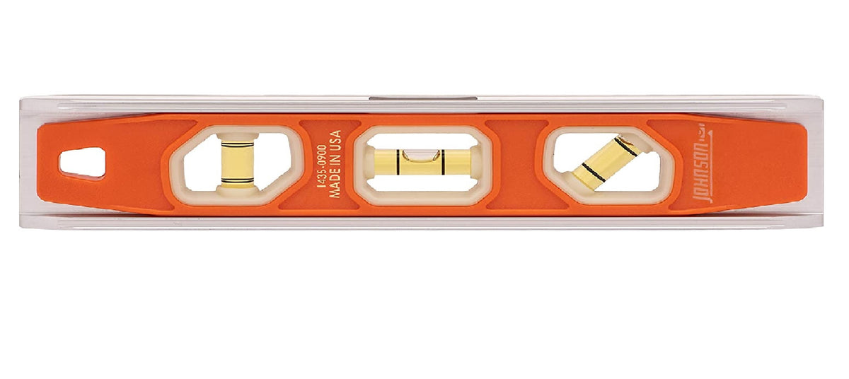 Johnson Level 1435-0900 Magnetic Torpedo Level, 9 Inch