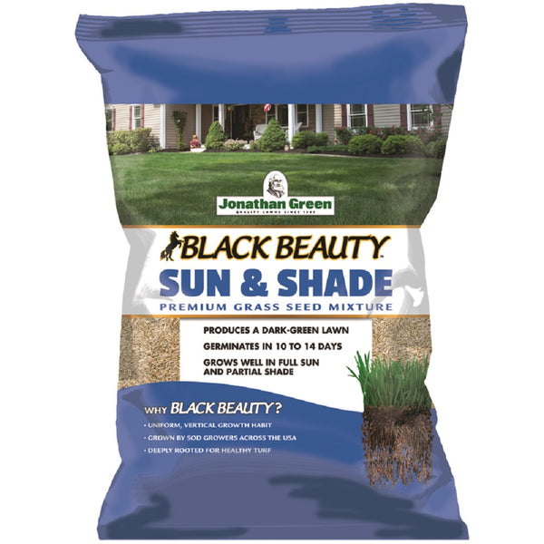 Jonathan Green 12006  Black Beauty Sun & Shade Premium Grass Seed, 25 lbs