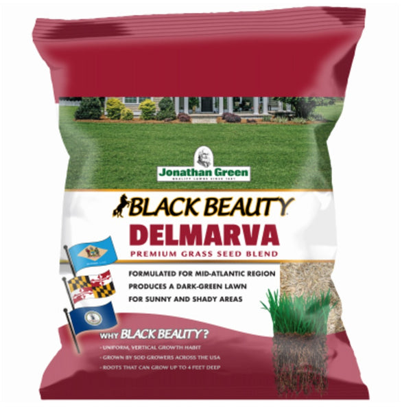 Jonathan Green 13091 Black Beauty Delmarva Mix Grass Seed, 7 Lb