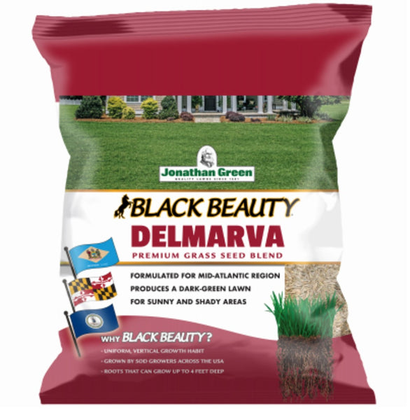 Jonathan Green 10390 Black Beauty Delmarva Mix Grass Seed, 3 Lb