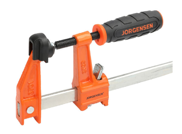 Jorgensen 3724-HD Heavy-Duty Bar Clamp, Orange