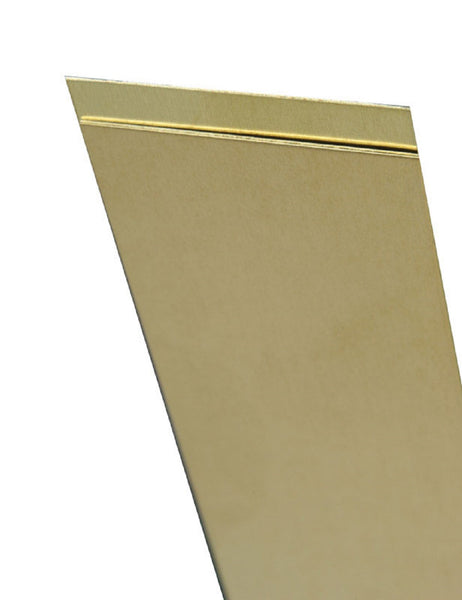 K&S 8245 Brass Strip, .064" x 1/4" x 12" Length