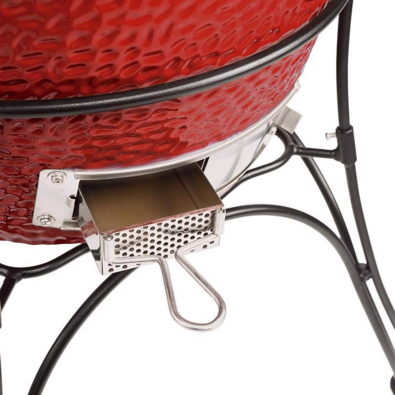 Kamado Joe KJ23RHC Classic Joe II Kamado Grill and Smoker, Red, 18 inch