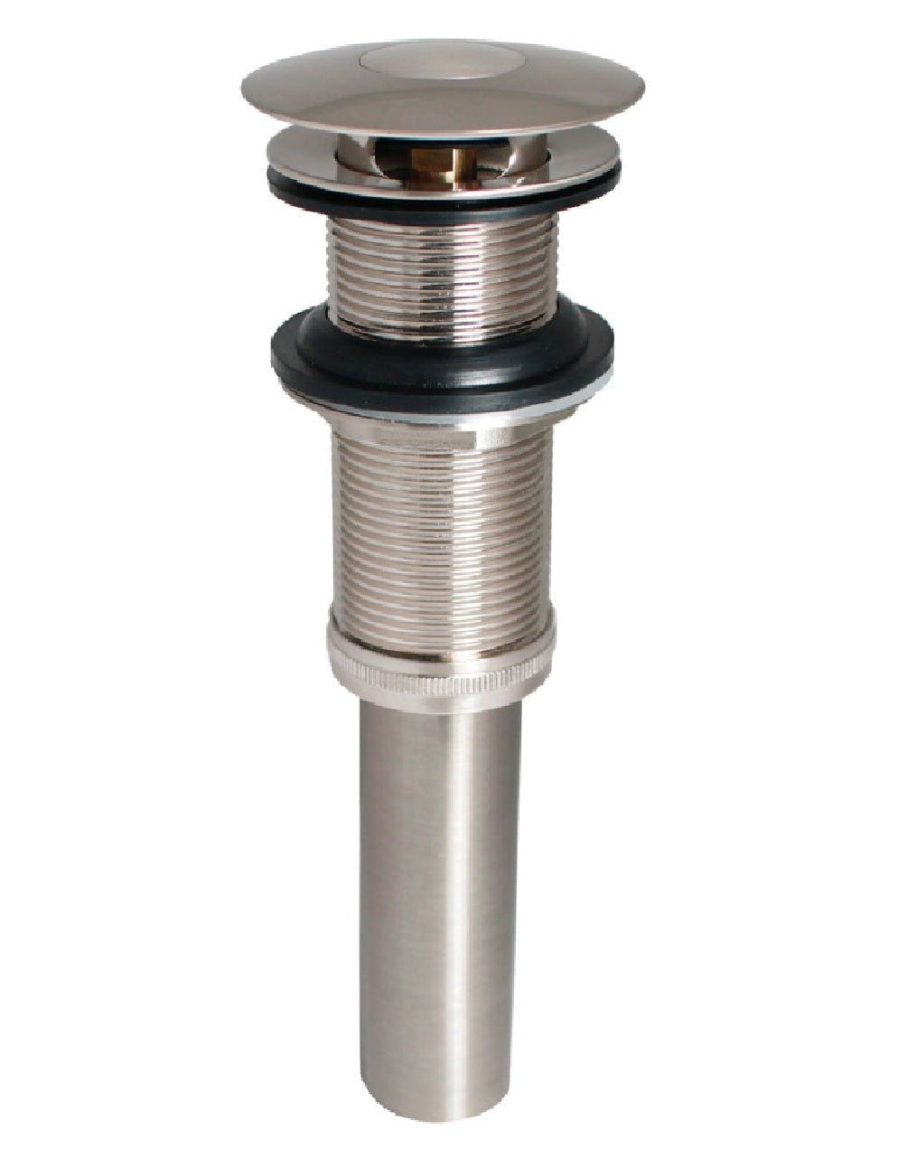 Keeney K820-76BN Pushbutton Sink Drain, Brass