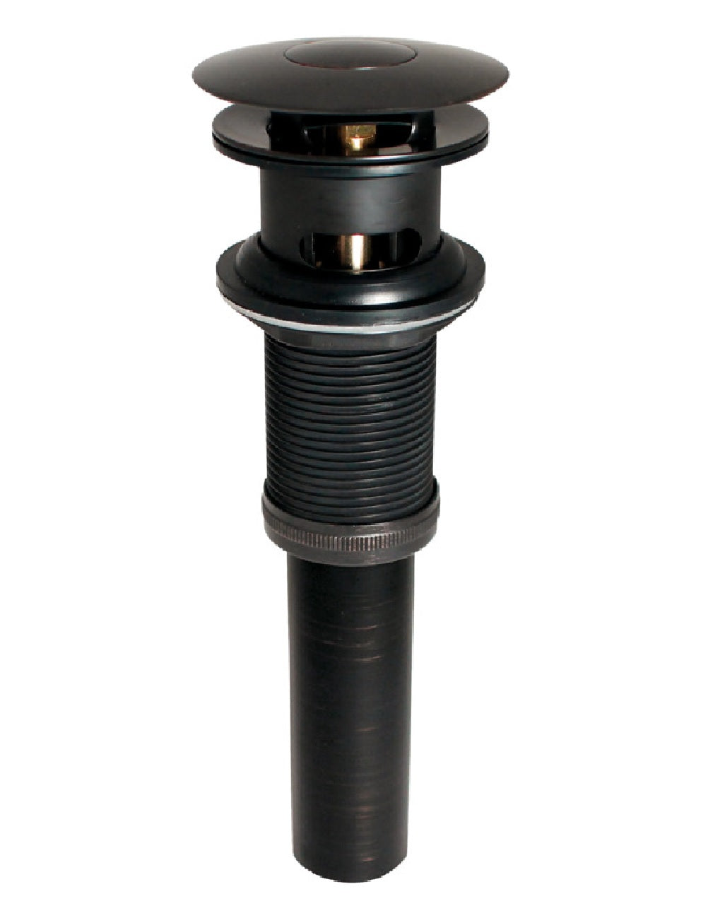 Keeney K820-75BRZ Pushbutton Sink Drain, Brass