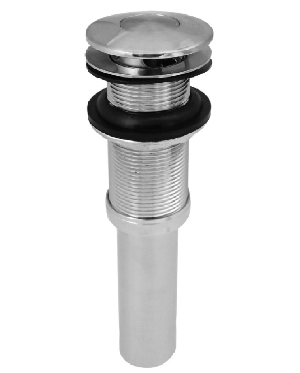 Keeney K820-76 Pushbutton Sink Drain, Brass