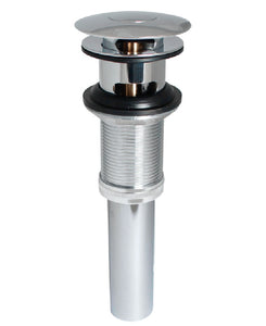 Keeney K820-75 Pushbutton Sink Drain, Brass