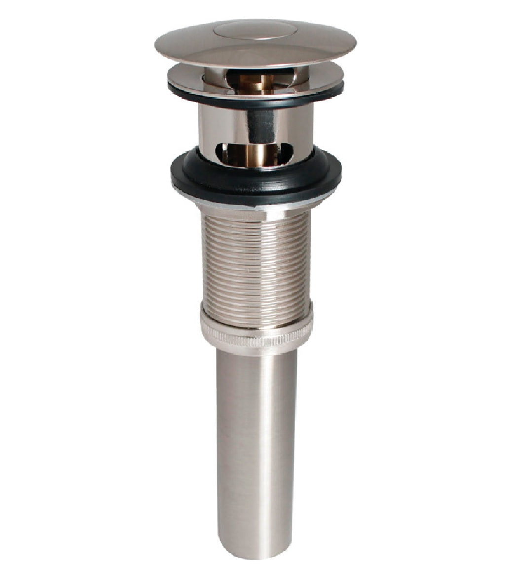 Keeney Stylewise K820-75BN Pushbutton Sink Drain, Brass