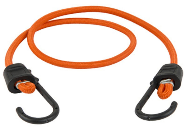 Keeper 06323 Premium Bungee Stainless Steel Hook, Orange, 48"