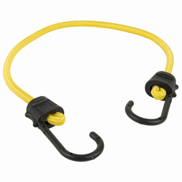 Keeper 06321 Premium Bungee Stainless Steel Hook, Yellow, 24"