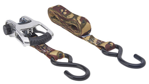 Keeper 47300 Ratchet Tie Down Strap, Camouflage, 12'