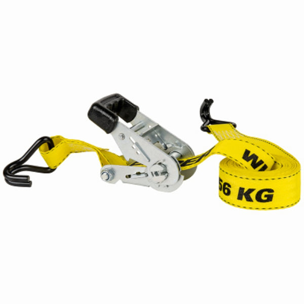 Keeper 05521 Ratchet Tie Down Strap, Yellow, 15' L