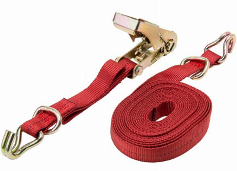 Keeper 89516 Tie Down Strap, Red, 1 Inch x 16 Feet