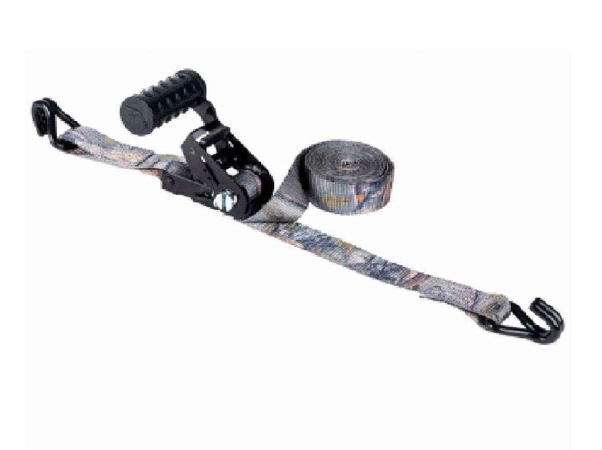 Keeper 43595 Woods Camo Ratchet Tie-Down, 12 Feet x 1-1/4 Inch