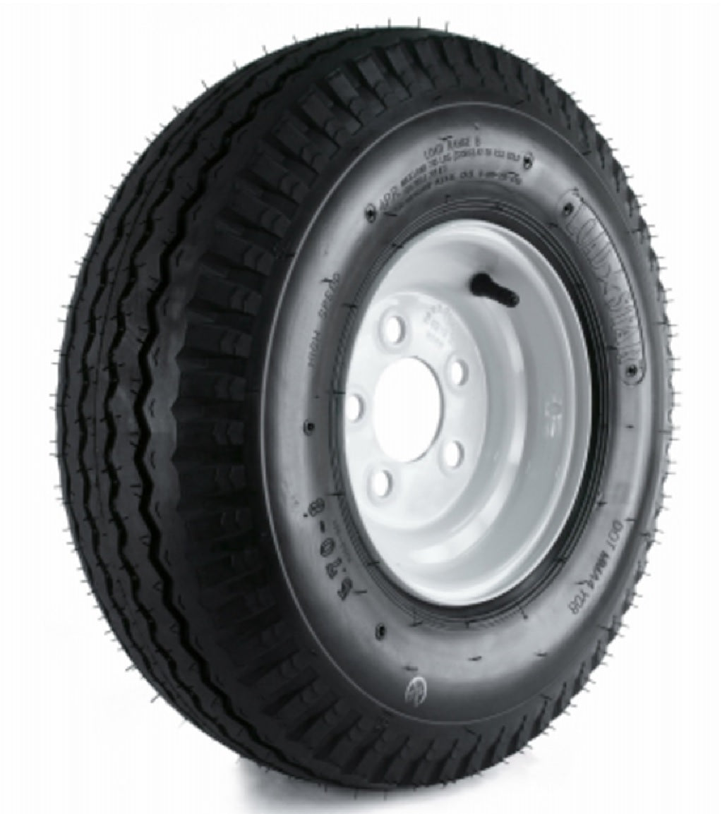 Kenda DM508B-5I Loadstar Trailer Tire and 5-Hole Wheel