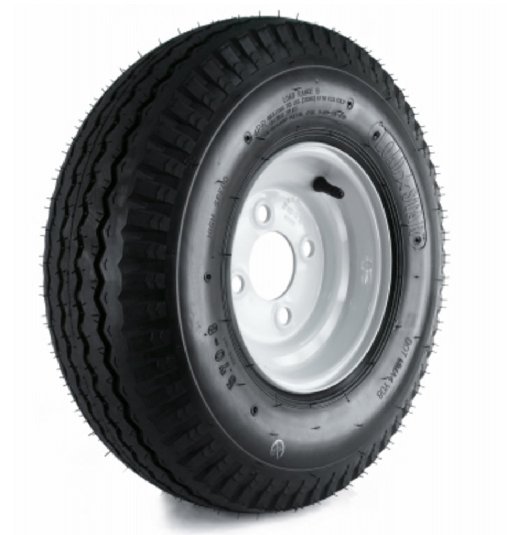 Kenda DM508B-4I Loadstar Trailer Tire and 4-Hole Wheel