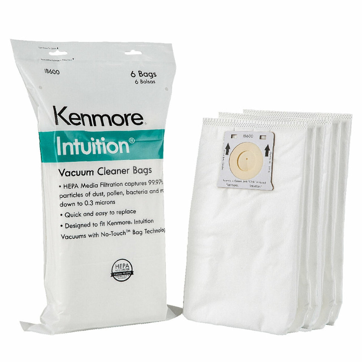 Kenmore IB600 Intuition Vacuum Cleaner Bags