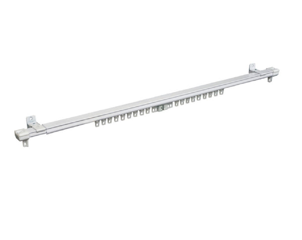 Kenney KN42/1P Traverse Curtain Rod, White, 78 Inch L