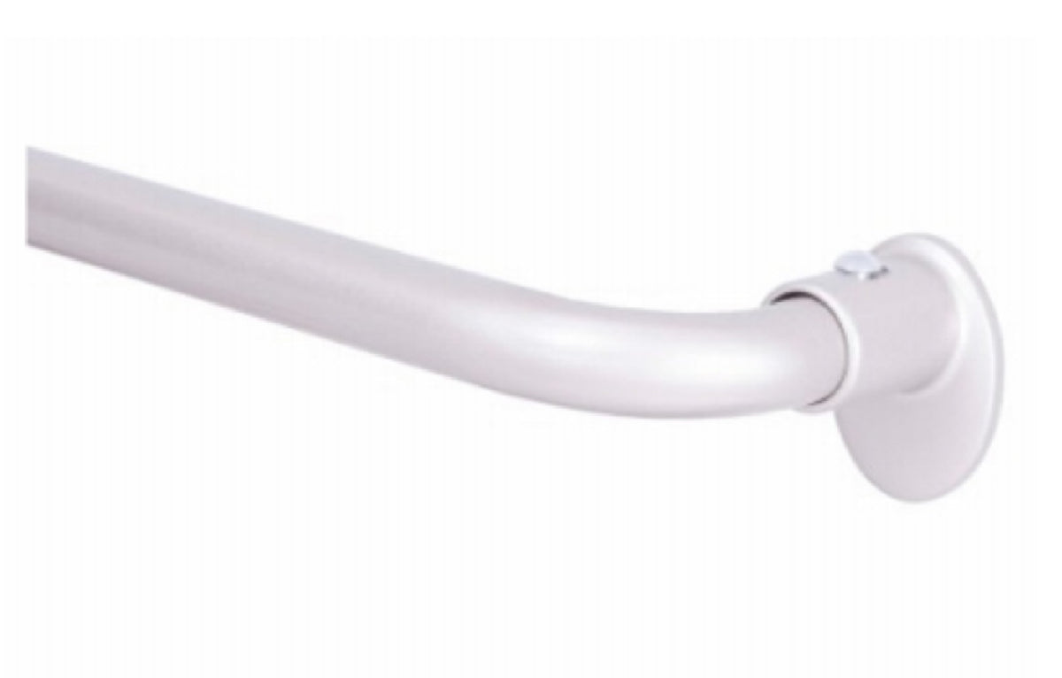 Kenney SN79232V1 Sun Zero Room Darkening Curtain Rod, Silver